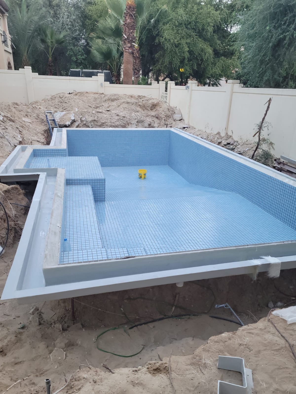 Pool before Aqua Safe cleaning