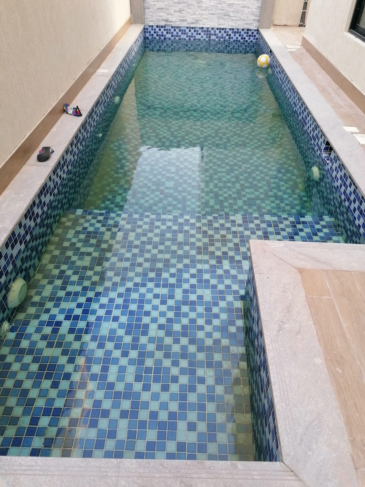 Pool maintenance work by Aqua Safe